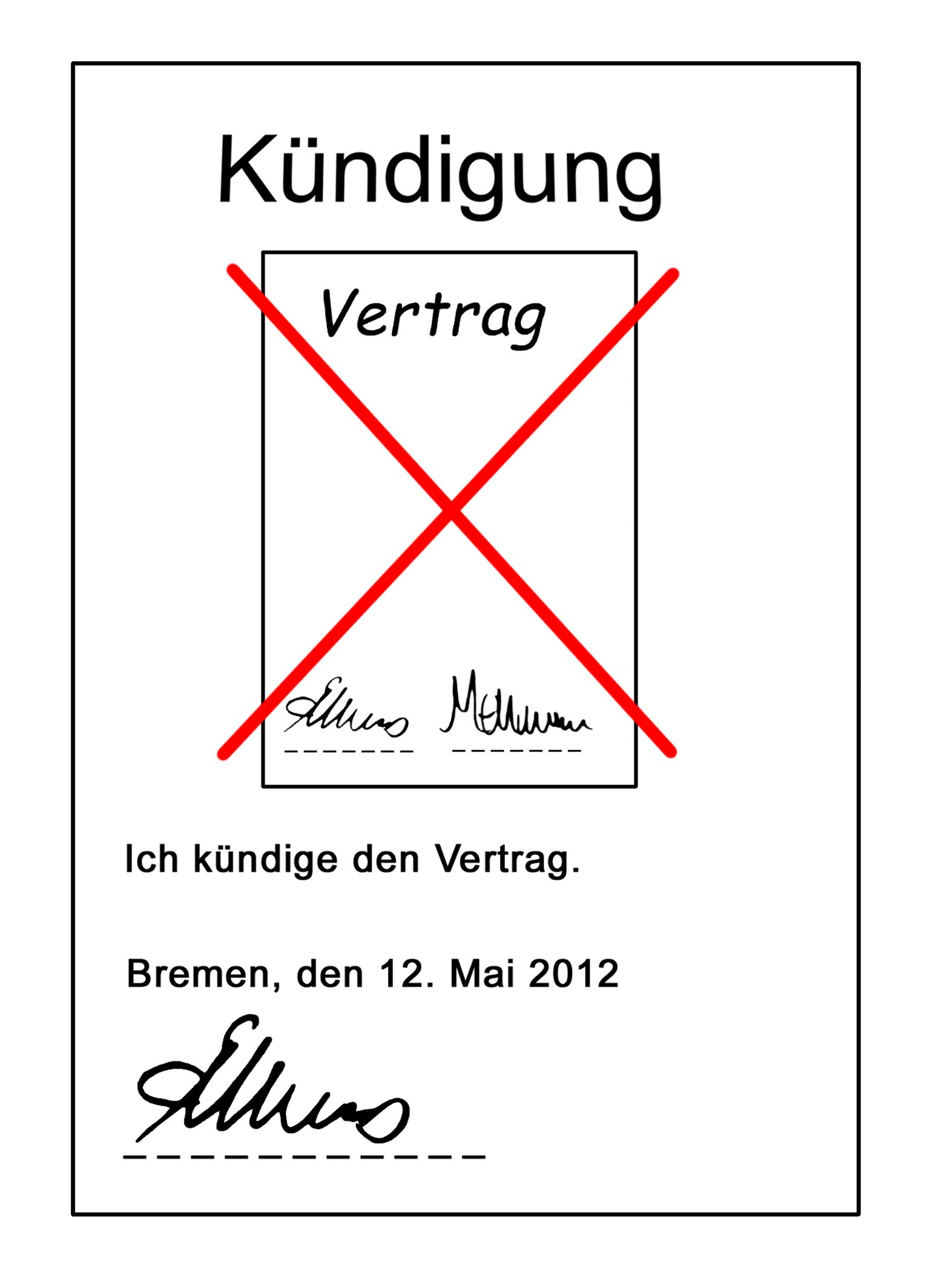 Kündigung